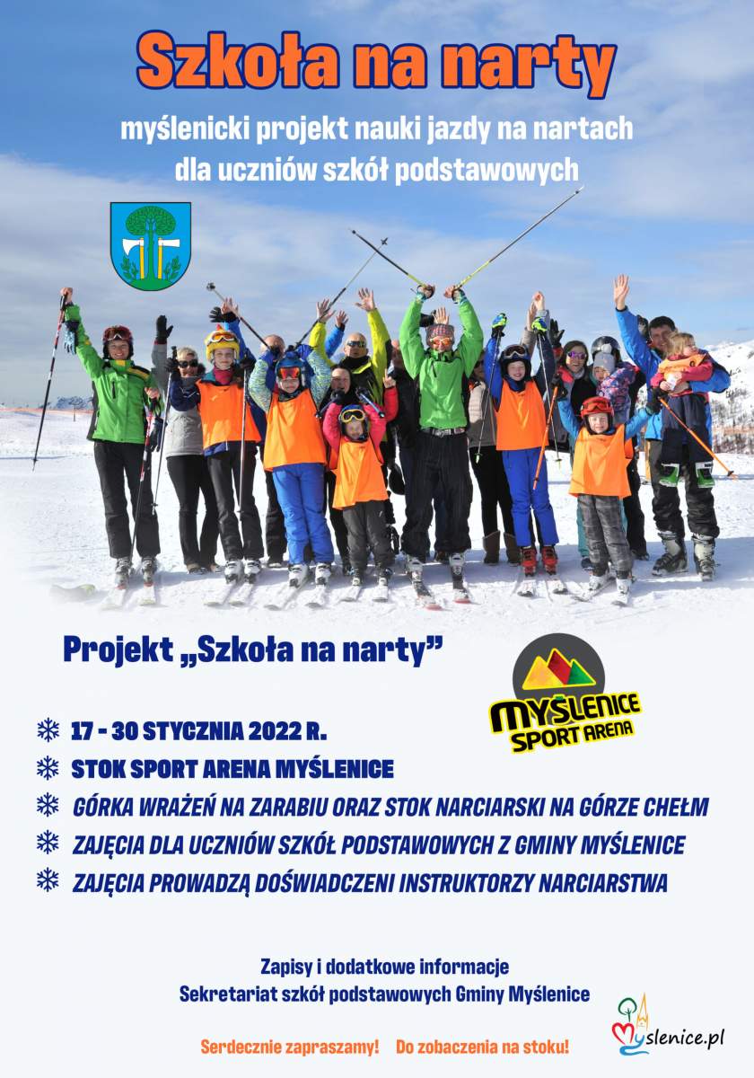 Harmonogram wyjazdów na narty od 18 do 28 stycznia 2022 r.