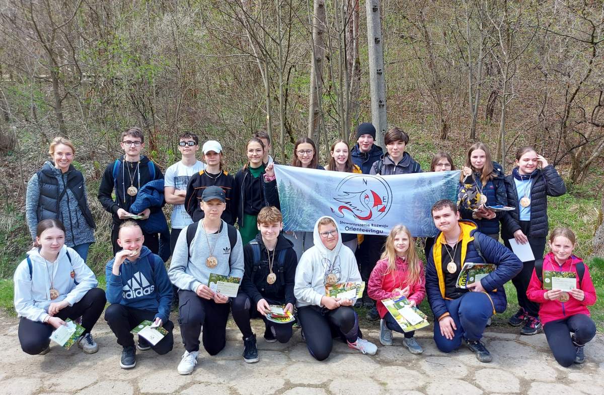 Szkolny Orienteering w Dolinie Gościbii